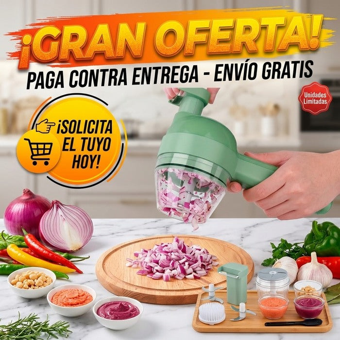 🔥 ¡OFERTA EXCLUSIVA! PICADORA RECARGABLE