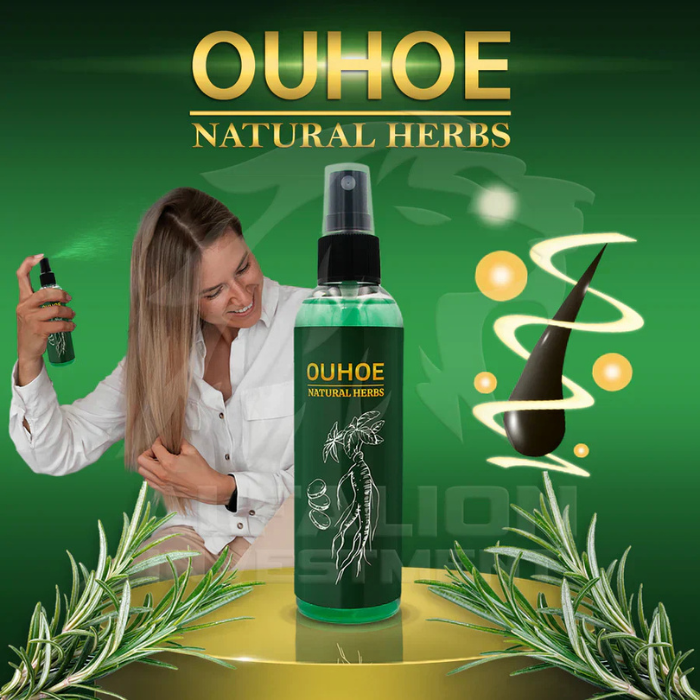 🌿 Spray Capilar OUHOE – Estimula Crecimiento + Reduce Caída (2×1) 💚
