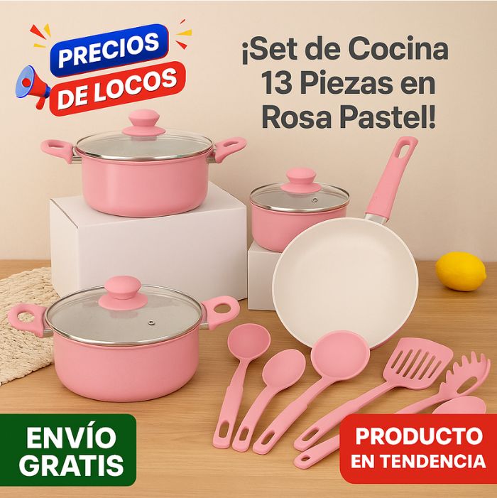 Set de Ollas de 13 Piezas